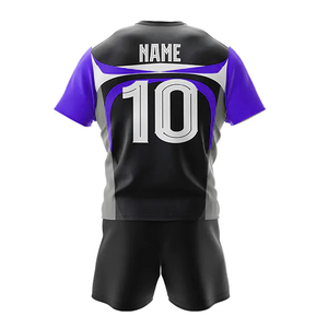Nouveaux shorts de rugby personnalisés à séchage rapide et respirants, uniformes à manches courtes avec logo personnalisé pour adultes unisexes - Product Image 6