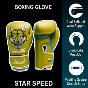 ถุงมือฝึกซ้อมมวยสำหรับผู้ชาย ผู้หญิง เด็ก ถุงมือสำหรับศิลปะการต่อสู้ คุณภาพพรีเมียม น้ำหนักเบา - Product Image 3