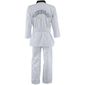 Uniformes de Taekwondo pour hommes en coton 100% côtelé avec impression par sublimation - Product Image 3