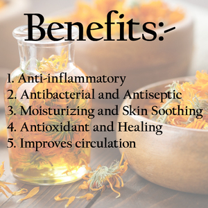 Aceite Portador de Caléndula Prensado en Frío de Grado Cosmético, Fabricante Indio Natural, Calendula Officinalis, Tratamiento para el Acné, Cuerpo y Uñas - Product Image 4