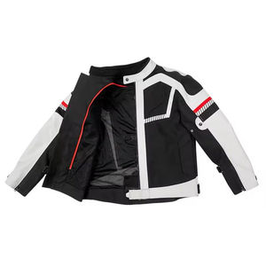 Blouson de moto en cuir véritable personnalisé pour homme, équipement de protection professionnel pour la course à moto, équipement de protection pour l'hiver, vente en gros OEM Pakistan - Product Image 3