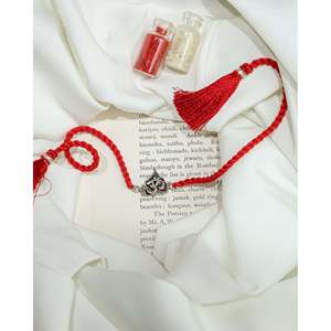 กำไลเงินแท้ 925 ลายใบโอมมหะเดว ดีไซน์หรูหรา สำหรับงานเฉลิมฉลองของน้องสาว - Product Image 5