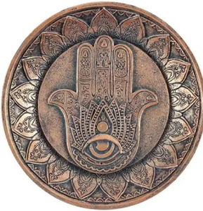 Main Hamsa en argent et émail bleu avec inscription "Bénédiction pour la maison", Tenture murale pour la décoration de la maison aux prix de gros - Product Image 3