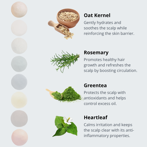 ERIGERON Snow Oatmeal Vegan Shampoo Ball – Soulagement du cuir chevelu irrité, solide, anti-pelliculaire, effet lissant pour cheveux gras, procédé à froid – Vrac - Product Image 2