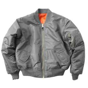 แจ็กเก็ตเบสบอลของผู้ชายเสื้อแจ็คเก็ตหนังมีตัวอักษรสั่งทำได้ - Product Image 1