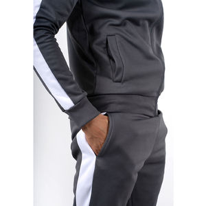 Survêtements de jogging streetwear pour hommes, hiver, en molleton 100% coton tissé, respirant, à capuche, 450 g/m², avec strass et thermocollage sans couture - Product Image 4