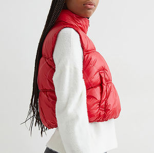 Chaleco Acolchado de Invierno para Mujer, Estilo Casual, Impermeable, con Cuello Mao, Transpirable y Ecológico, Venta al Por Mayor - Product Image 2