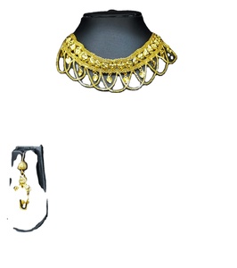 Haute qualité exclusif or mode Simple mariage collier lien chaîne avec perles en gros prêt expédition boîte à bijoux emballage - Product Image 1