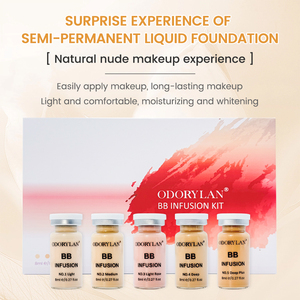 남녀 스킨케어 메이크업을 위한 전문가용 스톡 뷰티 살롱 비비크림 에센스 세럼 피그먼트 앰플 키트 - Product Image 4