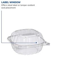 Emballage pour restauration rapide en PET de 6, 8 et 9 pouces pour mini-burgers, conteneur de restaurant, boîte alimentaire en plastique jetable, emballage à emporter