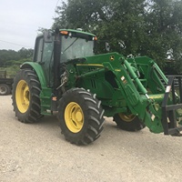 Modèle de tracteur 4X4 John Deer 6115M à vendre/Tracteur multifonctionnel 114HP avec climatisation et cabine entièrement fonctionnel et prêt à expédier