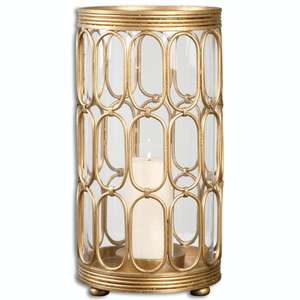 Sustainable Quality Metal Pillar <b>Candle</b> Holder Jar Decorative Tabletop Enamel Finished <b>Candle</b> <b>Dinner</b> Lanterns <b>Candle</b> Jars - Product Image 2