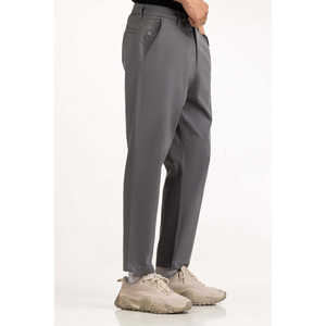 กางเกงชิโน่ทรงปกติ ผ้าฝ้ายอ๊อกซ์ฟอร์ด 100% สำหรับผู้ชาย ตกแต่งด้วยกระดุมและซิป  โลโก้ปรับแต่งได้ สไตล์สปอร์ต-MN-TRC-SS25-028 - Product Image 2