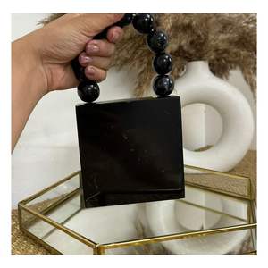 Sac à main en résine unique pour les événements Bois naturel d'acacia de mangue - Product Image 6