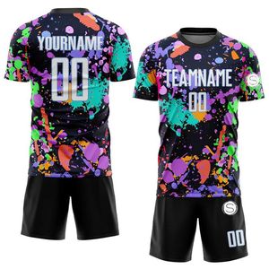 Tenues de football pour adultes - 100% polyester, séchage rapide, antibactérien, ensembles de football - Product Image 3