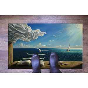 Tapis Salvador Dali Book to Birds, Tapis Dali, Tapis Salvador Dali, Tapis fin non tissé - Product Image 4