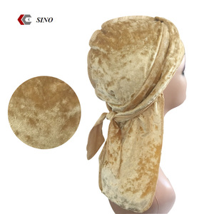 <span class=keywords><strong>Durag</strong></span> respirant pour homme, directement de l'usine - Logo personnalisé, extensible, à longue queue, larges bretelles, casquette ondulée - Product Image 1