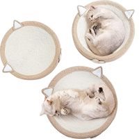 Lit et griffoir pour chat 2 en 1, lit et canapé pour chat d'intérieur