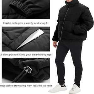 Doudounes personnalisées bleu doudounes d'hiver OEM chaudes pour hommes pas cher fabriquées par Dress Sports - Product Image 4
