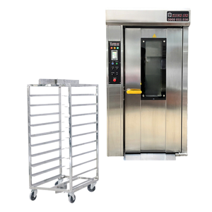 Horno Rotatorio de Alta Calidad, 16 Bandejas, Marca Altuntop, Garantía de 1 Año, 1100 kg, 380 V, Gas/Eléctrico, Acero Inoxidable, Uso en Panadería, Kien - Product Image 1