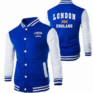 Chándal de lona de estilo callejero europeo a la moda para hombre, cárdigan de piel de oveja, sudadera, chaqueta, uniforme de béisbol informal versátil - Product Image 5