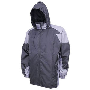 2025 OEM vente en gros hommes col montant manteau de pluie haute qualité toile coupe-vent veste Logo personnalisé broderie hiver Letterman - Product Image 1