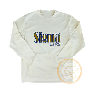 Sudadera Casual Bordada Ecológica de Algodón con Forro Polar para Mujer, Personalizada de Alta Calidad, de Sigma Gamma Rho, para Otoño/Invierno - Product Image 2