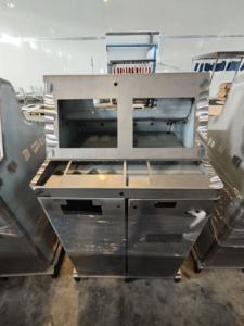 Gabinete HMI de acero dulce con panel frontal inclinado para monitoreo de automatización de Control de Operación de máquina y carcasa de equipo - Product Image 5