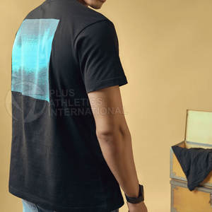 Camiseta Básica para Hombre, Tela de Algodón Suave, Ropa Casual Diaria, Camisetas Personalizadas con Estampado, Hechas en Pakistán - Product Image 4