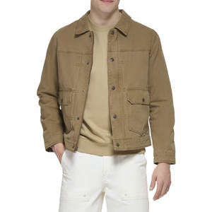 Chaquetas de hombre de exterior personalizadas, chaquetas de hombre de lona de otoño e invierno, chaqueta transpirable de alta calidad para hombre - Product Image 1