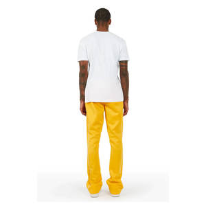 Streetwear ผู้ชายกางเกงเหงื่อ Joggers ซ้อนโลโก้ที่กําหนดเองผ้าฝ้าย 100% OEM ผู้ชายซ้อน Joggers พร้อมกระเป๋า - Product Image 5