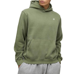 Sudadera con Capucha de Felpa de Algodón con Panel Gráfico Trasero para Hombre, 430 GSM, Corte Holgado, con Logotipo Bordado en el Pecho, Fabricación OEM - Product Image 3