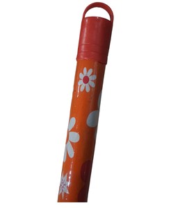 Factory Direct PVC-Coated Wooden <b>Broom</b> Stick Flower Design Home Cleaning <b>Dustpan</b> with PET Plastic Bristle Head Packed in Bag - Product Image 6