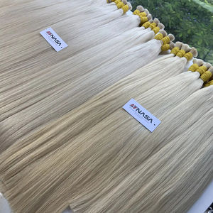 Prix de gros Extensions de cheveux en vrac Cheveux du donneur Double noyade 100 grammes Couleurs foncées 28 pouces - Product Image 1