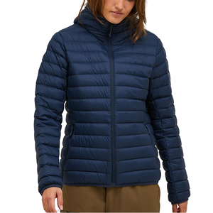 Chaqueta acolchada de invierno personalizable para mujer, capucha transpirable de lona a prueba de viento con relleno de algodón, impermeable para uso en exteriores - Product Image 4