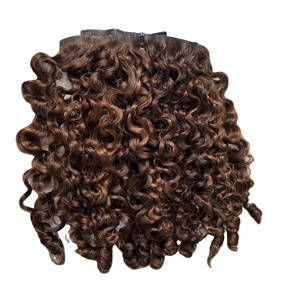 Cheveux humains vietnamiens Remy Loose Deep Wave Curly Bundle Cheveux humains Deep Wave Clip Tip Tape Ins Cheveux humains de gros sans colle HD - Product Image 2