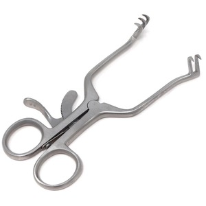 Retractor Weitlaner Afilado de 2x3 Dientes, Instrumentos Quirúrgicos Veterinarios Manuales de Acero Inoxidable Reutilizables de Fentex - Product Image 1