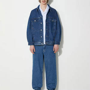 Chaqueta de invierno para hombre hecha de algodón con logotipo personalizado al por mayor, transpirable, para uso en exteriores, chaqueta de mezclilla para hombre para venta en línea. - Product Image 3