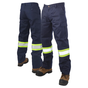 Vêtements de travail de sécurité au design personnalisé pantalons réfléchissants chiffons de travail d'hiver haute visibilité pantalons de sécurité au travail - Product Image 1