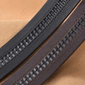 Ceinture pour homme en cuir véritable Ceinture en cuir personnalisée Boucle en acier inoxydable Ceintures pour homme en cuir véritable - Product Image 4