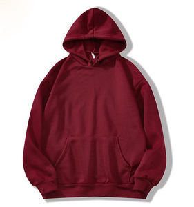 Wholesale 280gsm 100% Cotton Winter <b>Hoodie</b> Knitted Weight Unisex <b>Pink</b> Drawstring <b>Hoodie</b> Ready Stock Bulk Men's Fleece <b>Hoodie</b> - Product Image 6