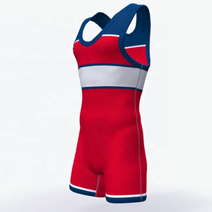 Combinaisons de lutte russe unisexes personnalisées, imprimées par transfert thermique, légères, respirantes, extensibles, en polyester et élasthanne - Product Image 4