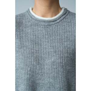 Grey-Bone <b>Knitted</b> <b>Set</b> with Trousers - Product Image 5