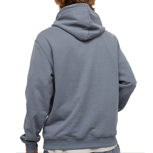 Sudadera con capucha de ajuste cómodo para hombre, servicio OEM ODM, teñido liso para ropa de calle de invierno, hecha de poliéster/algodón - Product Image 3