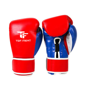 Guantes de Boxeo con Logotipo Personalizado OEM, Cierre de Gancho y Bucle, Protección Completa para los Dedos, Cuero Genuino para Entrenamiento y Combate de Adultos - Product Image 5