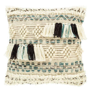 Funda de cojín de lana tejida a mano de 30x50, funda de almohada para interior y exterior, estilo indio, decoración del hogar, funda de almohada decorativa suave y duradera - Product Image 2