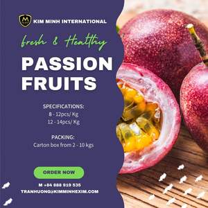 Maracuyá Fresca de Vietnam de Primera Calidad para Venta al por Mayor - KIM MINH INTERNATIONAL - Product Image 1