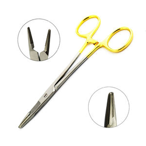 Pinza Portaagujas Olsen Hegar TC, Pinza de Bloqueo Manual de Acero Inoxidable, Instrumento Quirúrgico Veterinario de Precisión para Sutura, CE - Product Image 2