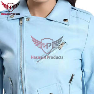 Chaquetas de cuero de moda de mujer de piel de vaca de la mejor calidad al por mayor DISEÑO DE OEM prémium-moda original de tamaño personalizado - Product Image 6