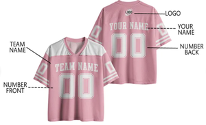 Maillot respirant d'uniforme de football américain avec logo personnalisé en polyester 100% de qualité supérieure pour les joueurs - Product Image 5